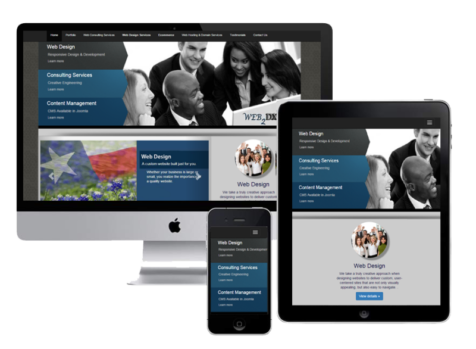 Mobile responsive websites
